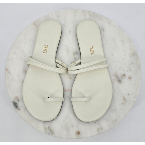 Tkees Leah Sandal in Cream - Picture 5 of 8